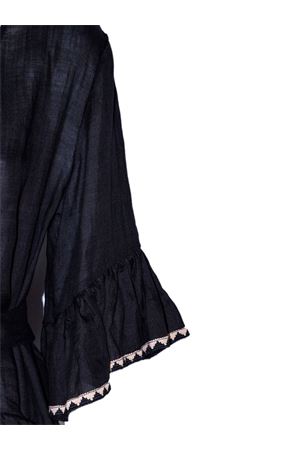 Abito corto in ramie nero PHO FIRENZE | 4323219NERO